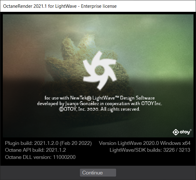 This is an Octane for LightWave EOL Tribute build including the latest Octane 2021.1.2 stable core. A lot of the new Octane 2021.1 features are not available (no new nodes and so on) but at least these plugin builds will guarantee the present and future compatibility with the latest GPUs and NVIDIA drivers, extending the EOL of the plugin for all the users still working with it, and including all the latest core fixes and even some new features.